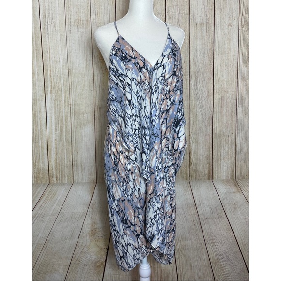 Fab’Rik Printed Flowy Drape Dress - Picture 7 of 11